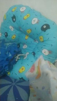 Product Review of SOFA BAYI/SOFA BAYI MURAH/TEMPAT TIDUR BAYI alas empuk newborn  bantal from 😎**O 0