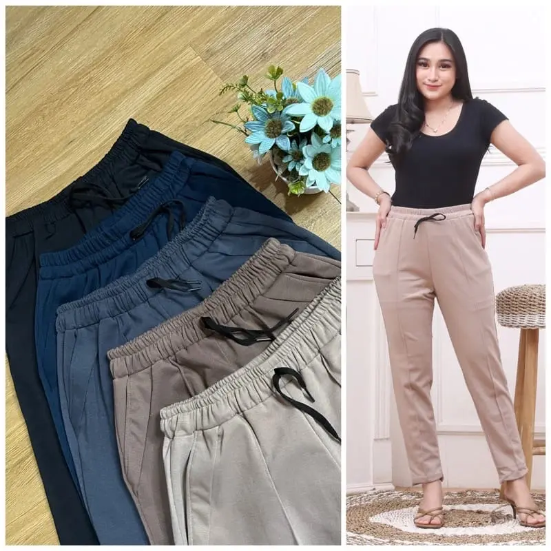 Celana Wanita Baggy Pants Bahan Paraguay 0