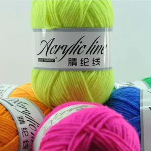 64Colors 50g/ball White DIY Acrylic Yarn Wool Warm Yarn for Knitting Children Hand Knitted Yarn Knit Blanket Crochet Yarn - 37