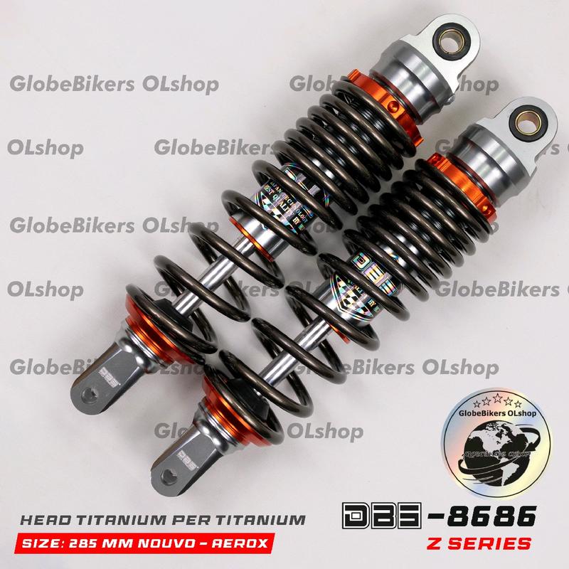 Shock DBS Z-Series 8686 Asli untuk Motor Aerox 155, Nmax New/2020, Nmax Old, PCX 150, Nouvo, Nouvo Z - Harga Grosir Termurah 4