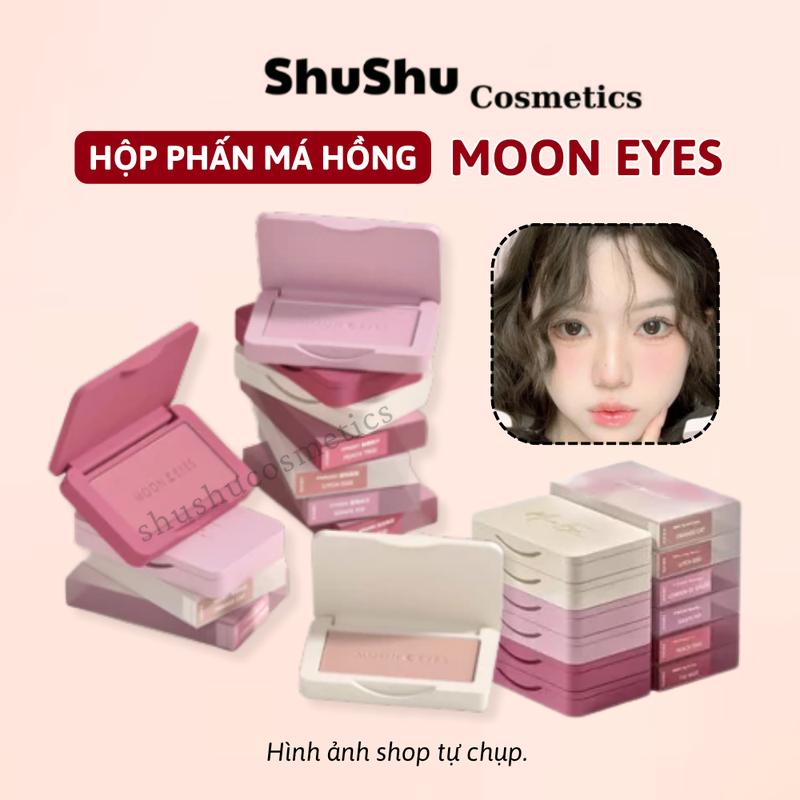 MOON EYES Phấn Má Hồng Moon Eyes Đơn Sắc Mịn Lì Tự Nhiên Matte Blush 6.5g Mỹ Phẩm ShuShu Cosmetics