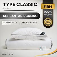 Gambar Paket 1 Bantal + 1 Guling Bulu Angsa Asli Type Classic 40% Down (Firm) dari ddpillow Kota Administrasi Jakarta Barat 1 Tokopedia