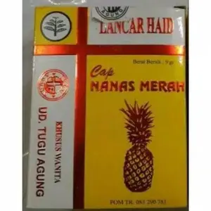 (Terbaru) Nanas Merah 1 Sachet / jamu lancar haid / obat terlambat bulan (Terlaris)