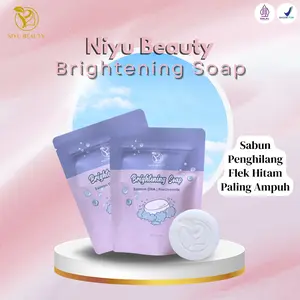 [BPOM] NIYU BEAUTY BRIGHTENING SOAP 50GR COD with Aloe Vera Extract Paling Ampuh Menghilangkan Flek Hitam