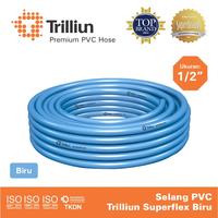 Gambar Selang Air PVC Trilliun Superflex 1/2" Inch - 10 Meter - Biru dari Trilliun Kab. Pasuruan 4 Tokopedia