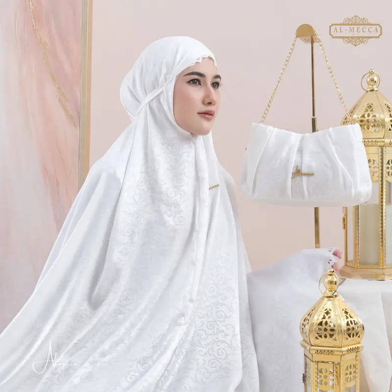 ALMECCA - Mukena Dewasa 2in1 Premium Santorini Shimer Arumi Series Almecca 6