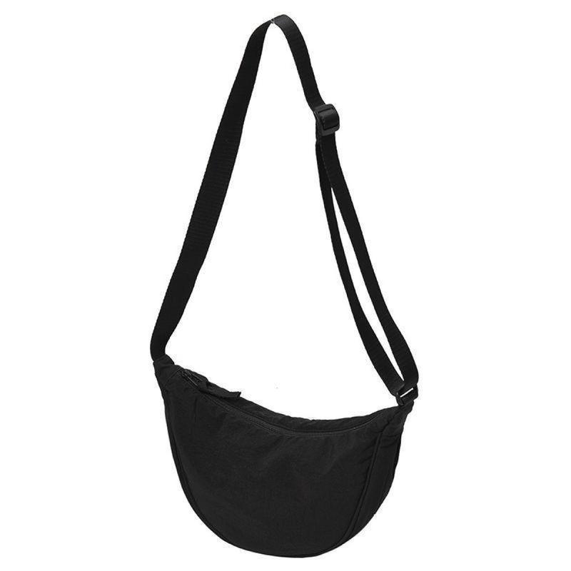 Product Introduction of 【COD】Sling Bag Half Moon Waist Bag/Besar Untuk Perjalanan Dan Selempang Setengah Bulan Uniseks/ Anti Air Waist Bag saddle  bag 19