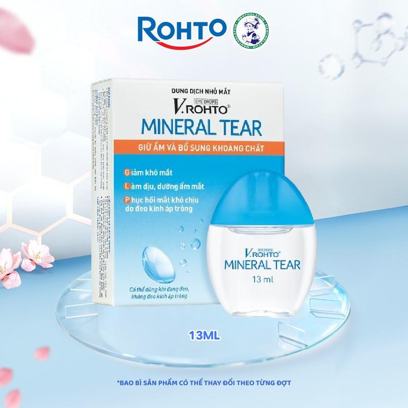 Dung dịch nhỏ mắt V.Rohto Mineral Tear 13ml V.Rohto DryEye 13ml