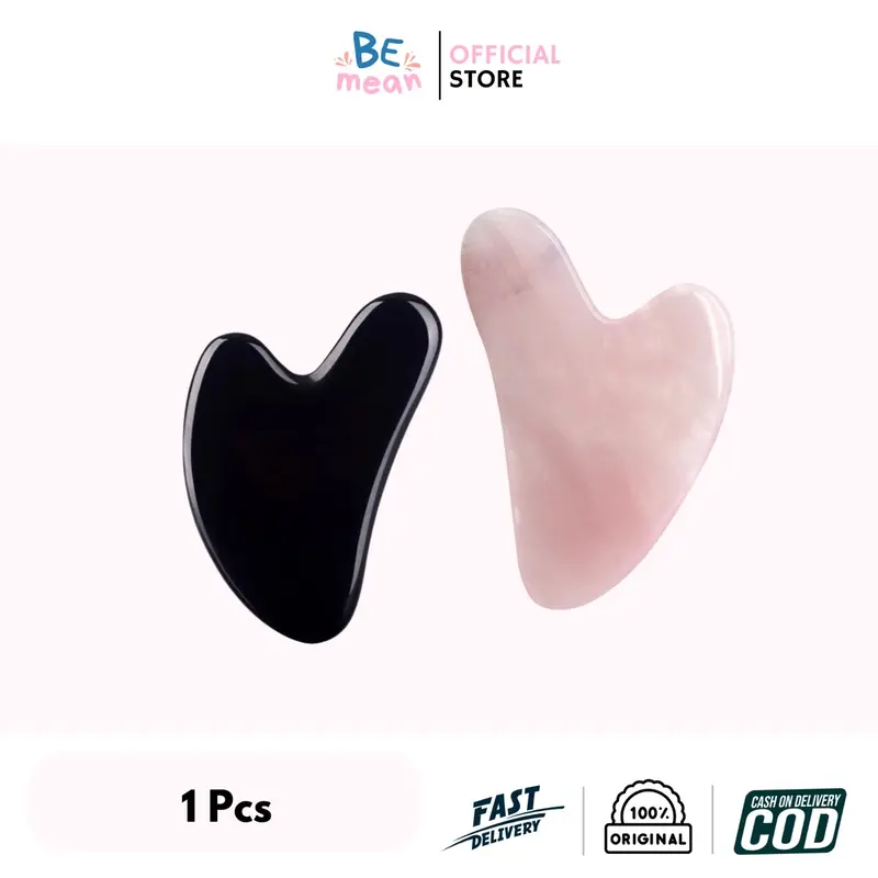 BeMean - Resin Guasha Beauty Gua Sha untuk Kecantikan Wajah - Pengencang, Terapi Wajah 0