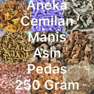 [Serba 250 Gram] Semua Cemilan Manis Asin Pedas