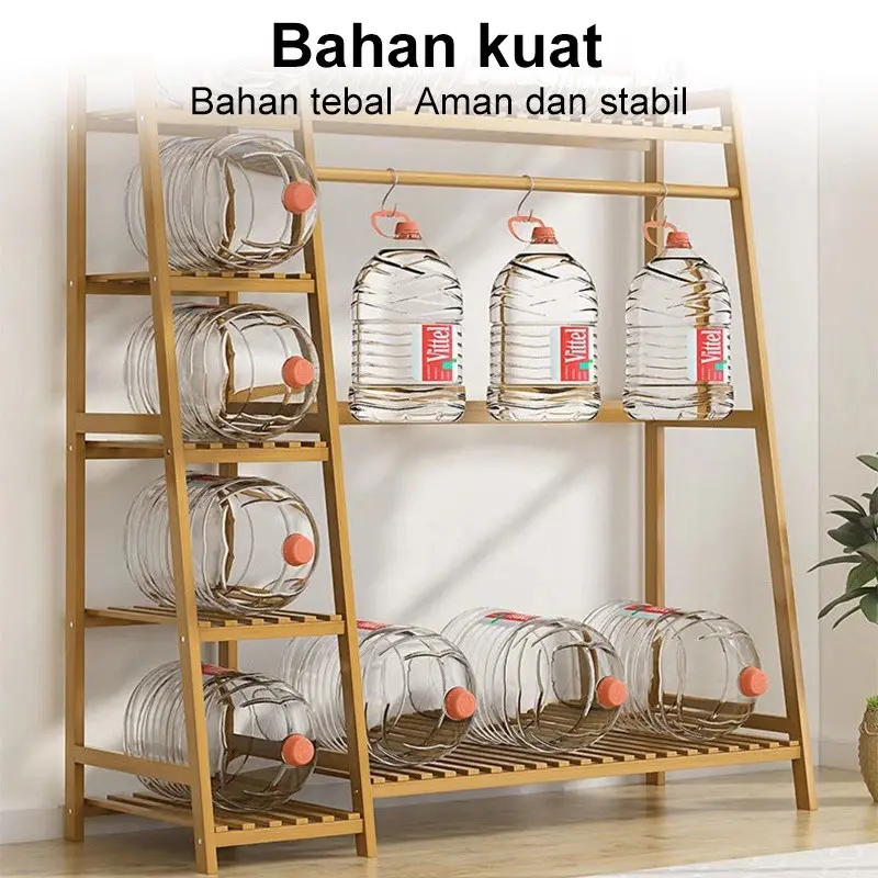 E-TIFE Rak Gantungan Baju / Rak Baju / Rak Pakaian / Gantungan Baju Berdiri / Rak Baju Celana / Rak Susun 8