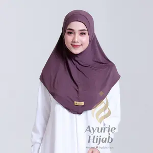 AYURIE - Kanaya Hijab Instan Size M Bergo Instan Matt Rayon Viscose Kerudung Wanita Stylish Modis Dan Praktis Non Ped Antem