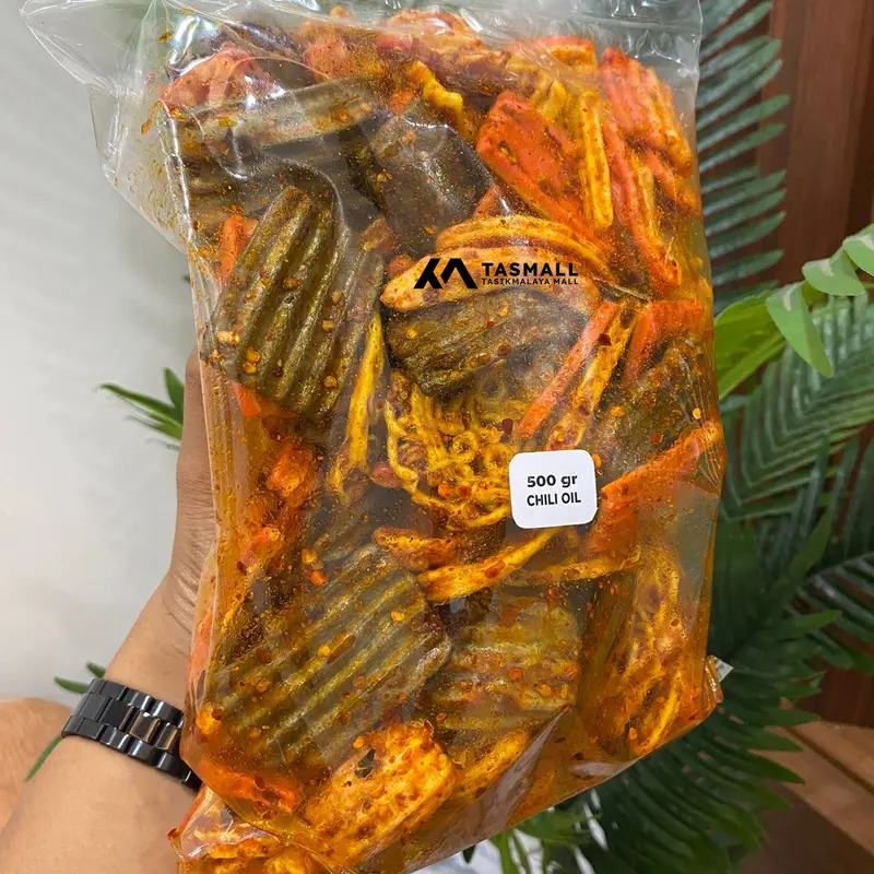 500gram - SiCudla SEBLAK CAMPUR - [ SEBLAK BETON - SEBLAK ASBES - SEBLAK SISIR - SEBLAK KERUPUK MIE] RENYAH - PEDAS CHILI OIL 1