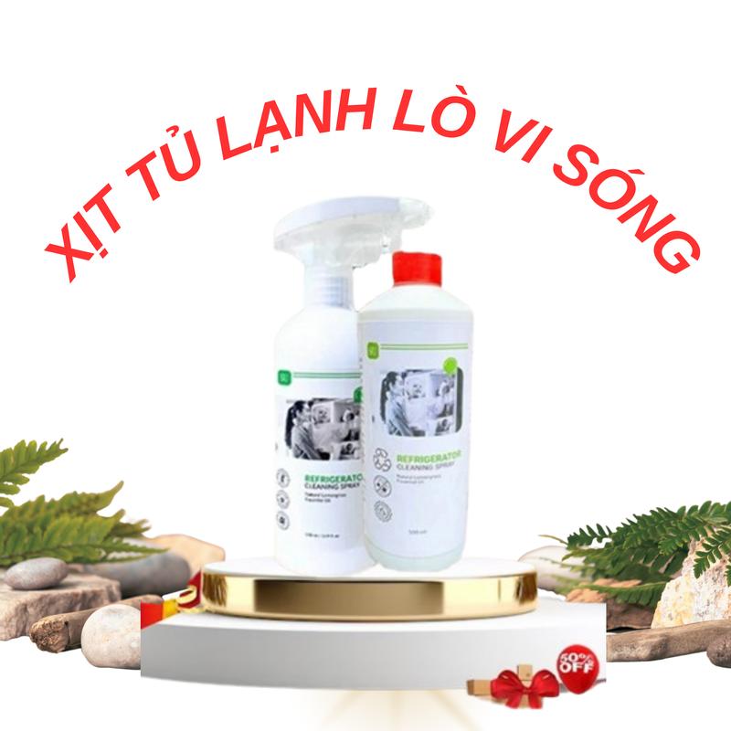  Chai Xịt Vệ Sinh Tủ Lạnh Lò Vi Sóng SU X5 Cleaner 500ml Vệ Sinh Khử Mùi Khử Khuẩn Hiệu Quả - Công Nghệ Nano Bạc Châu Âu Làm Sạch 