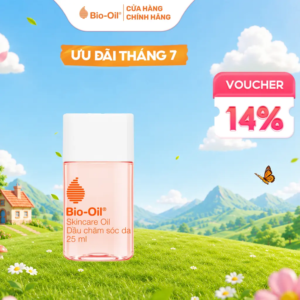 Dầu dưỡng da giúp cải thiện khô sạm và đều màu da, hỗ trợ cải thiện vết rạn da - BIO-OIL Skincare Oil (chai 25ml)