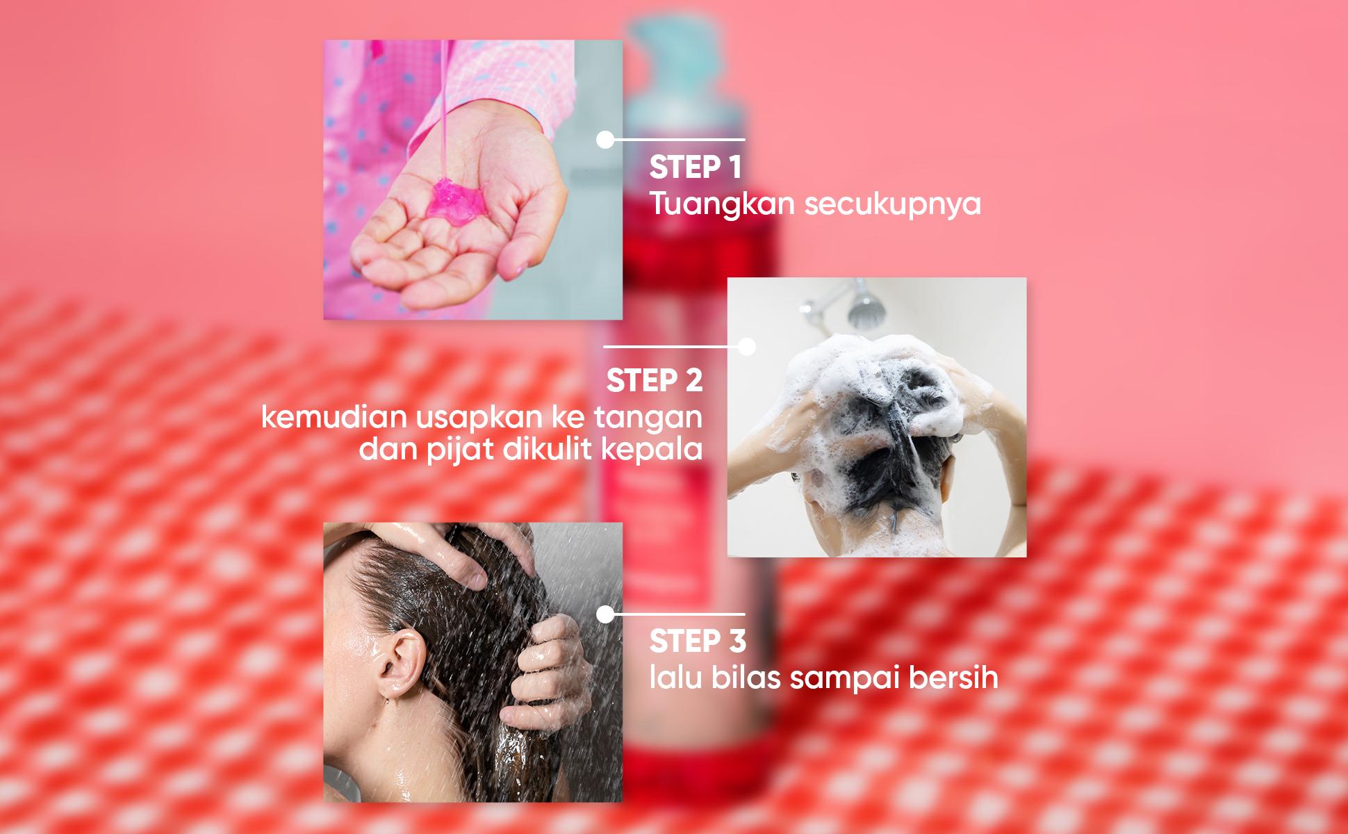 Elumor Bubblegum Shampoo Non SLS Termurah 200ml Hair Care Rambut Rontok Kulit Kepala Sensitif