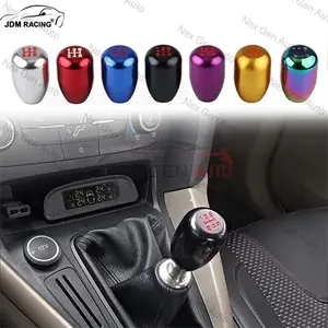 Gear Shift Knob Tuas Persneling 6cm Mobil Aluminium Alloy CNC Aksesoris Interior Mobil Universal