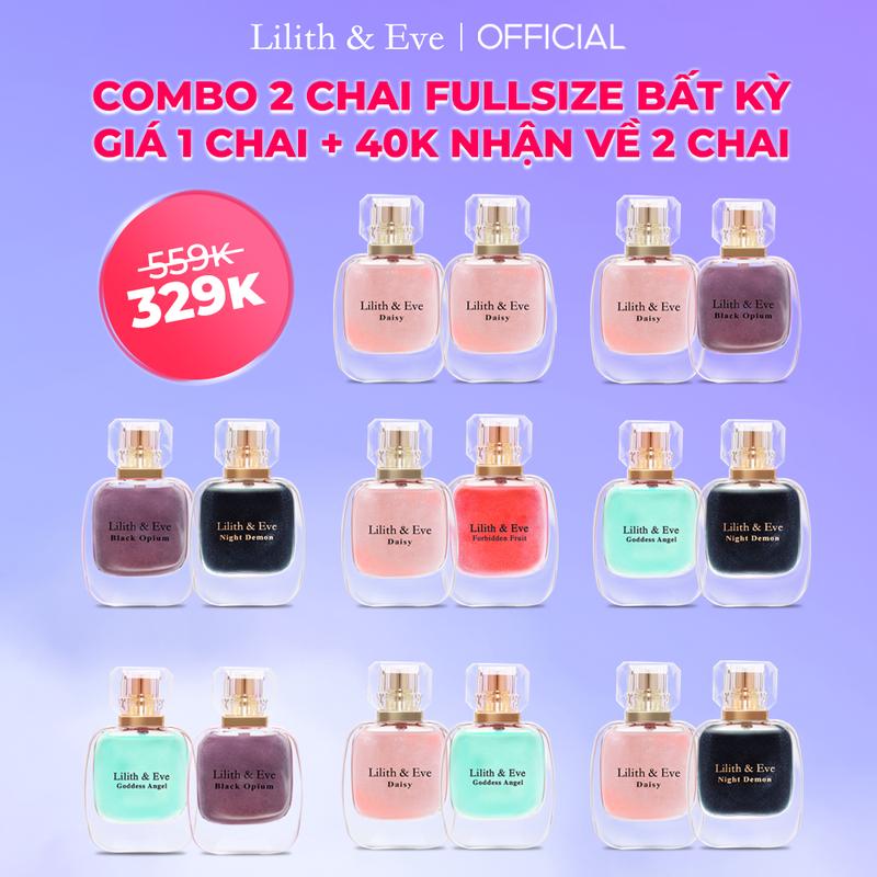[Chỉ có trong Livestream] Combo 2 Chai Nước Hoa Fullsize Lilith and Eve
