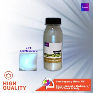 Cat Motor Mobil Lembayung Mutiara Pearl Biru Blue NC Botol 100ml Pankaler Epoxy Car Paint