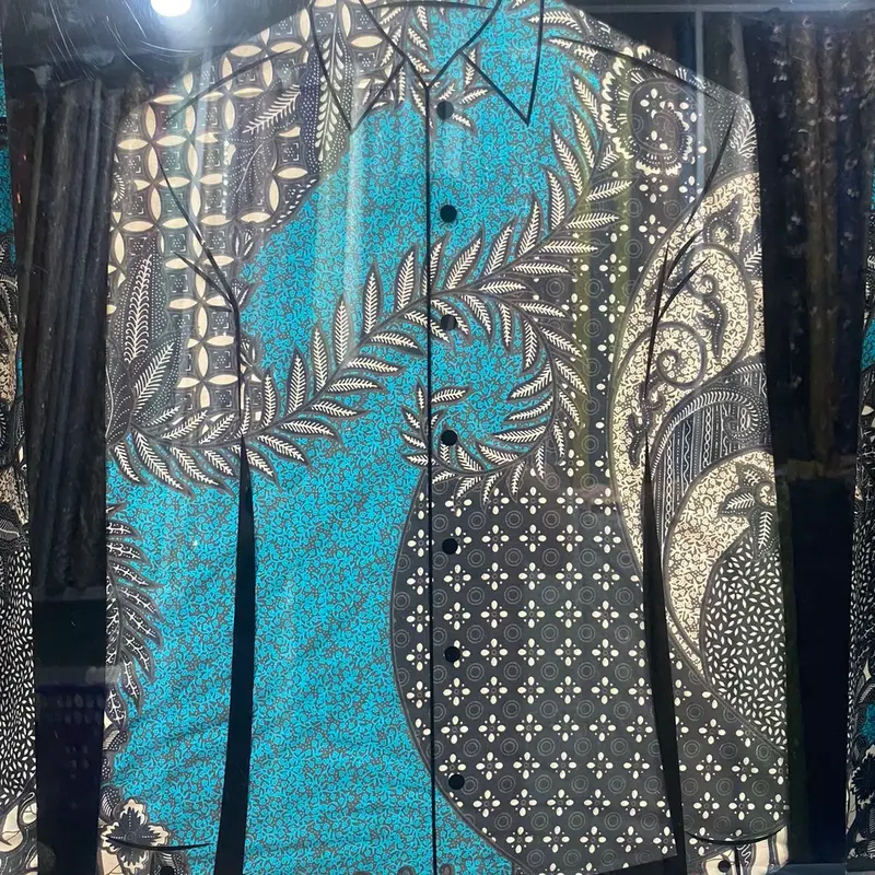 Kain Batik cotton poly /kemeja / dress 1