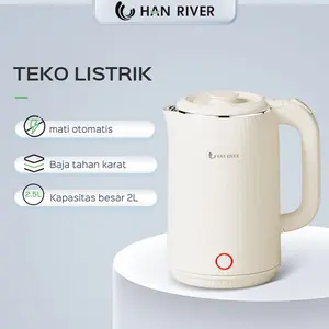 HAN RIVER Teko Listrik Teko pemanas air listrik 2L