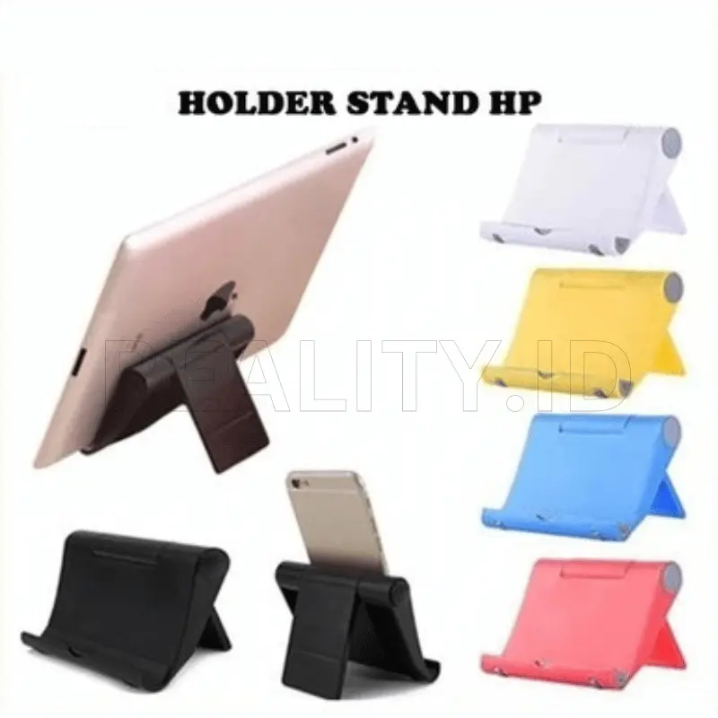 HOLDER HP DUDUKAN HP PHONE HOLDER STAND HOLDER HANDPHONE LIPAT WARNA WARNI PB-0100