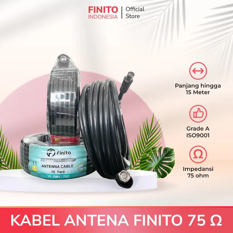 Kabel Antena untuk Tv2 Original Parts Kualitas Super /Kabel Antena Indoor Dan Outdoor dengan berbagai ukuran 0