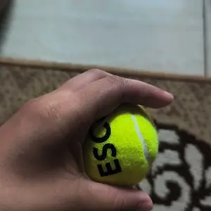 Bola Kasti Kuning Kualitas Premium / Bola Tenis Lapangan Pantulan Bagus / Tennis Ball / 6cm / Cod / Biru Baru