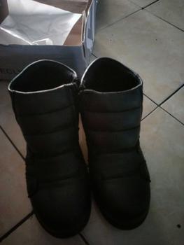 Product Review of Sepatu Boot Safety Kulit Asli Pria Bikers Tiktok Shop STG-SFT Boots Karet from S**n ** D**💫 1