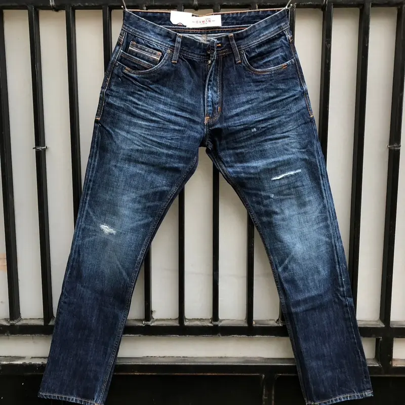 Jeans pria panjang | celana panjang pria | celana panjang jeans | jeans panjang |  Celana Panjang Distro Cowok Dewasa Denim Fit 2