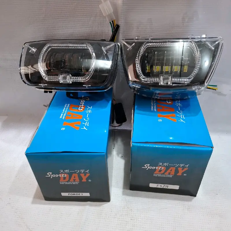 Headlamp Lampu Depan Day Fizr, Force 1 Assy + RGB LANGSUNG PASANG SPORTS DAY 1