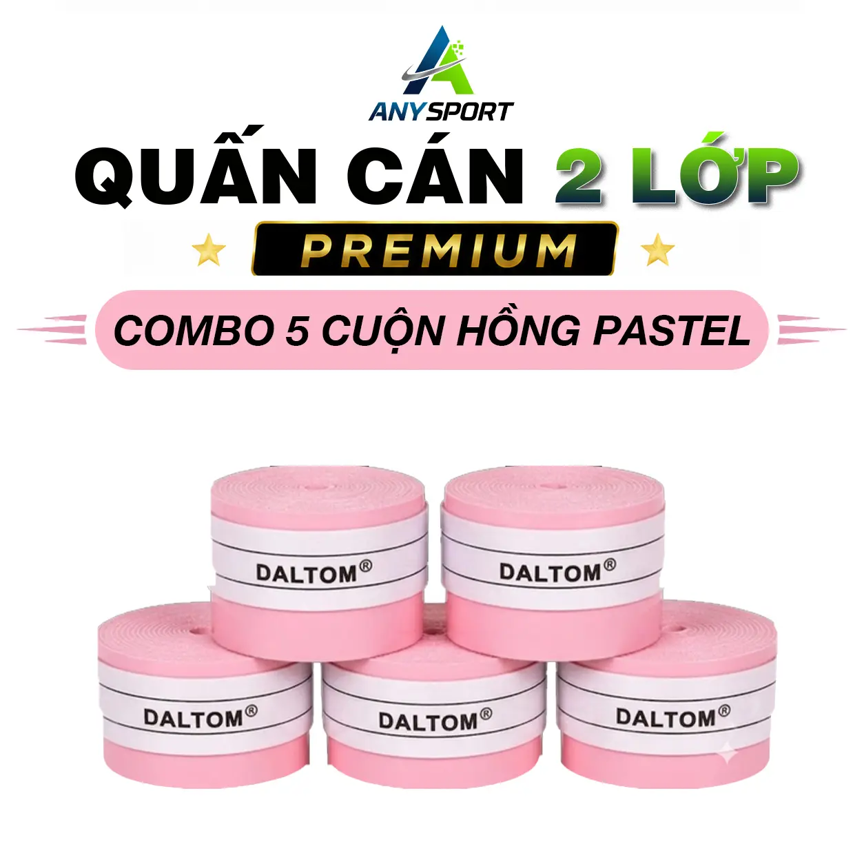 5 CUỘN HỒNG PASTEL 2 LỚP