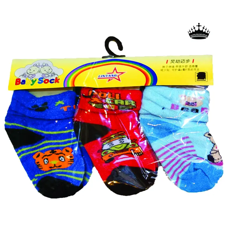 3 PASANG KAOS KAKI BABY ANTI SELIP MURAH 2