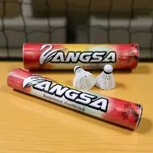 ANGSA Kok Bulu Tangkis Shuttlecock Kok Badminton Original Berkualitas 1 Slop isi 12 pcs