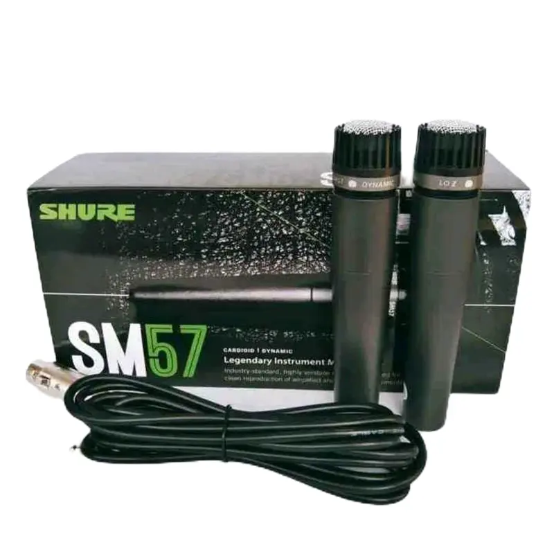 SHURE SM 57 untuk Kendang, Keplak, dan Rebana dengan Kabel 4 Meter Microphone 1