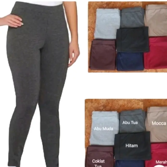 1 PAKET ISI 3 PCS. LEGGING KAOS ADEM  DAN TIDAK MERAWANG SAMA SEKALI ADEM DI PAKAI Nyaman Wanita Panjang Tebal Dewasa imut regular 0