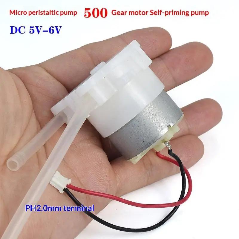 Máy bơm nhu động mini 5V 6V bơm định lượng chất lỏng chính xác linh kiện DIY…