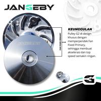 Gambar PULLEY CUSTOM BEAT FI SCOOPY FI VARIO 110 FI (STATER KASAR) GFM JANGEBY G2 dari Proper Racing Line Kota Administrasi Jakarta Utara 3 Tokopedia