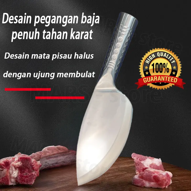 Pisau Multifungsi Setengah Lingkaran untuk Memotong Daging, Sayur & Membersihkan Ikan Kitchenware