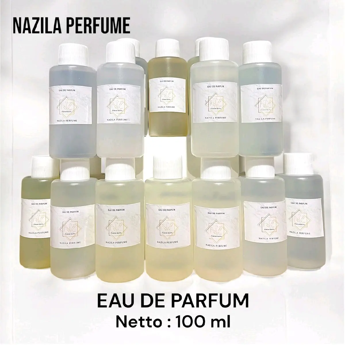 parfum 100ml NAZILA bisa buat roll on/seprey aroma non alkohol terlaris original unisek laki laki perempuan tahan lama berkualitas PriaWanita Wangi Wanginya Perfume Bunga