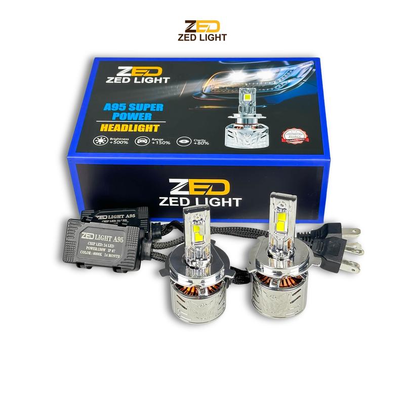  Đèn Pha LED Mini A95 ZEDLIGHT - 130W Siêu Đèn Pha Sáng Trắng Gom 6000K Chiếu Xa Trên 200m Chuyên Lắp Oto Đầy Đủ Các Loại Chân Cắm - Bảo Hành 2 Năm 