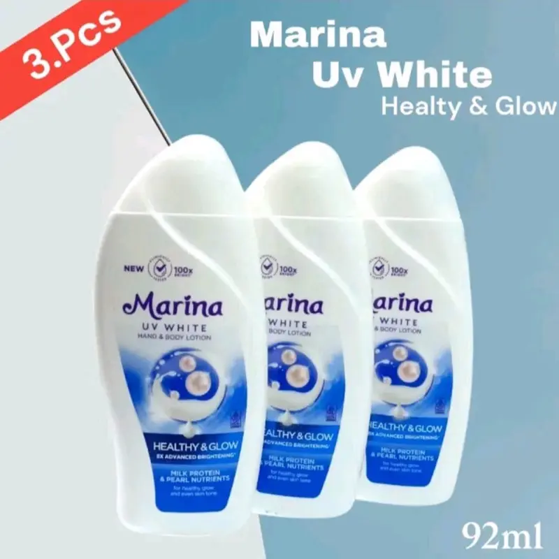 ISI 3 pcs MARINA 92ml healthy & glow body lotion