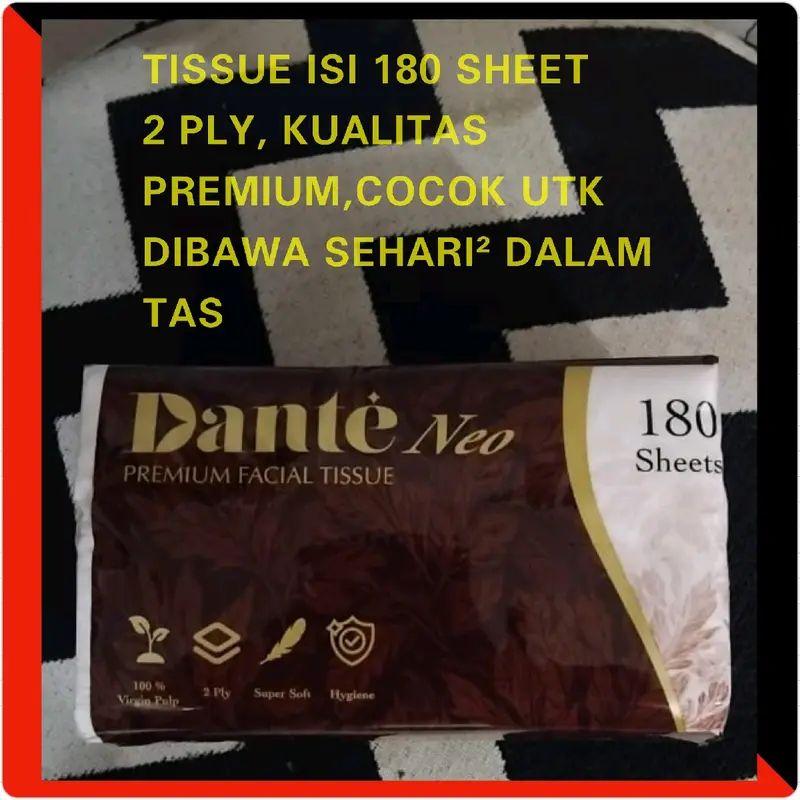 TISSUE DANTE TERRRMURRAAHHH berkualitas tinggi dan halus serta kuat 2