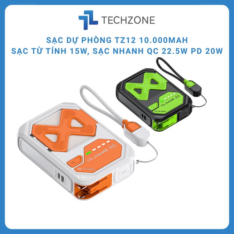 [VBB] Sạc Dự Phòng Không Dây, Sạc Dự Phòng Kiêm Củ Sạc Công Suất 22,5W 10000mAh, Sạc Cho Iphone Và Android