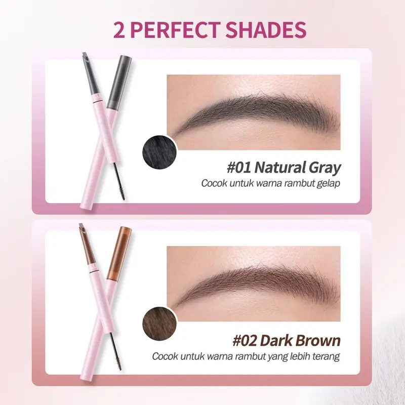 BNB barenbliss Make Me Plushy Eyebrow Duo 2-in-1 Pensil Alis & Browcara 4