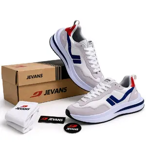Sepatu Sneakers outdoor Jevans Jvs-Sc Model Kasual Running Terbaru Casual Shoes Pria Wanita Olahraga Sport Snekers Black Hitam Kerja