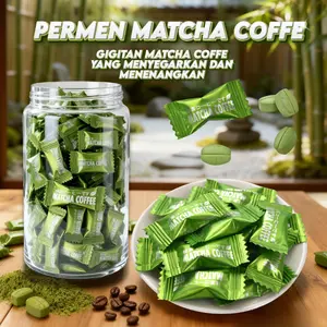 Permen Matcha Coffee Viral Bebas Gula Rasa Matcha Yang Nikmat/Permen Halal Cocok Untuk Jadi Cemilan Santai Saat Sendiri Dan Berkumpul Dengan Keluarga dan Teman, Promo Rasa Matcha Yang Berbeda, 24Pcs 48Pcs 100Pcs 150Pcs