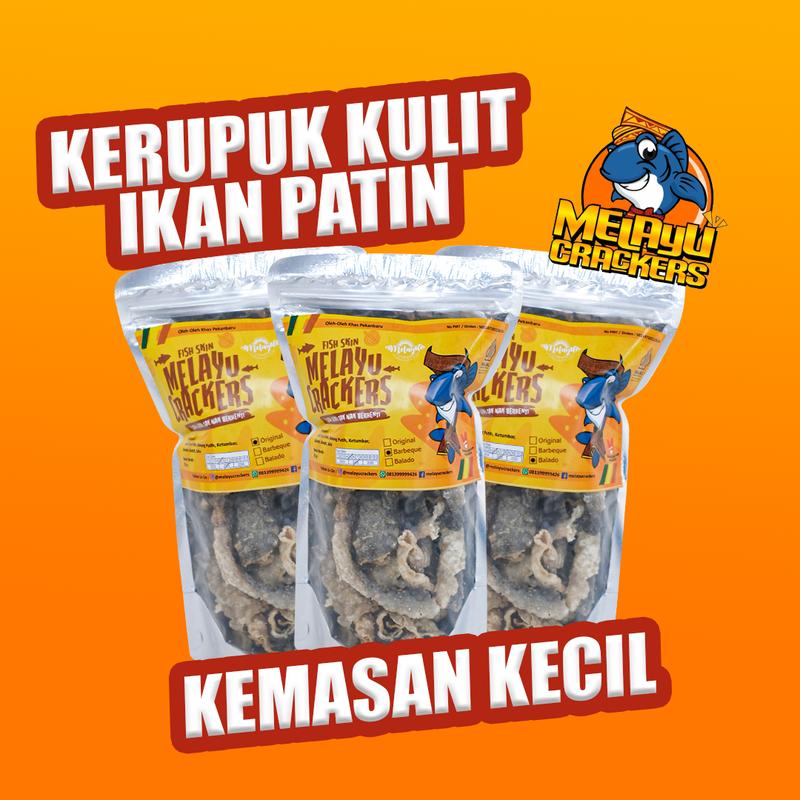 Kerupuk Kulit Ikan Patin ekonomis  | Fishskin | Melayu Crackers | Oleh-oleh khas Pekanbaru 0