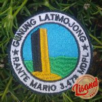 Gambar Patch Emblem Bordir Gunung Rante Mario dari Lisand Kota Bogor 3 Tokopedia