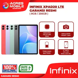 [ TIKTOK ] INFINIX XPAD20 LTE ( 8GB/256GB ) GARANSI RESMI | IPS LCD | HELIO G88 | 8GB MEMORY | 256GB STORAGE